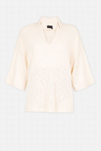 Majica sa kragnom i V izrezom Tiffany Production